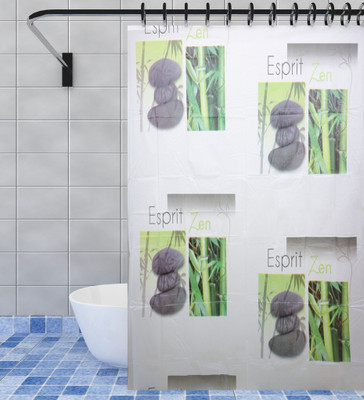 

Home Candy 180 cm (6 ft) PVC Shower Curtain Single Curtain(Abstract, Multicolor)