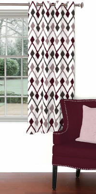 

Skipper 153 cm (5 ft) Blends Window Curtain Single Curtain(Self Design, Multicolor)