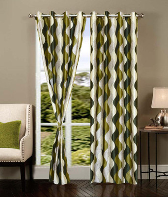 

Zesture 211 cm (7 ft) Polyester Door Curtain (Pack Of 2)(Printed, Multicolor)