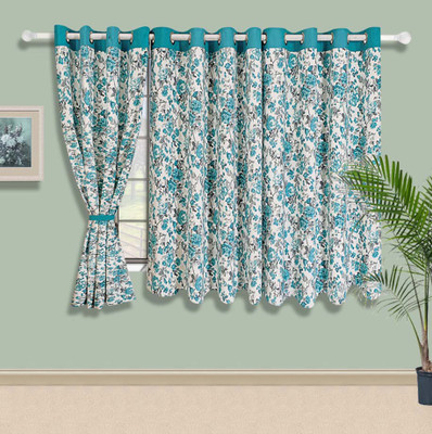 27% OFF on SWAYAM 152.4 cm (5 ft) Cotton Window Curtain Single Curtain(Floral, White, Brown, Yellow) 27% OFF on SWAYAM 152.4 cm (5 ft) Cotton Window Curtain Single Curtain(Floral, White, Brown, Yellow)