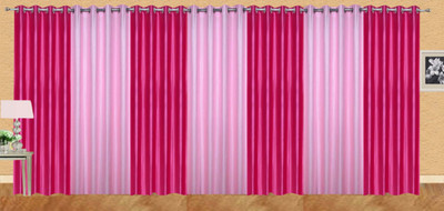 

Ville Style 214 cm (7 ft) Polyester Door Curtain (Pack Of 7)(Solid, Pink)