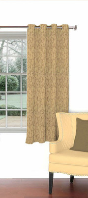 

Skipper 153 cm (5 ft) Blends Window Curtain Single Curtain(Motif, Brown)