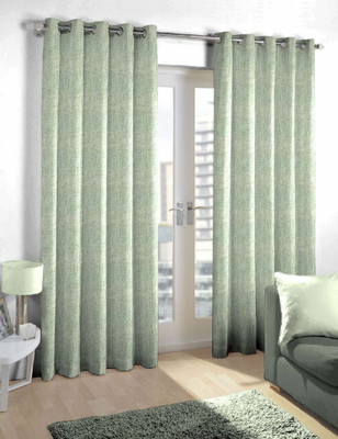 

Skipper 275 cm (9 ft) Blends Long Door Curtain Single Curtain(Abstract, Blue)