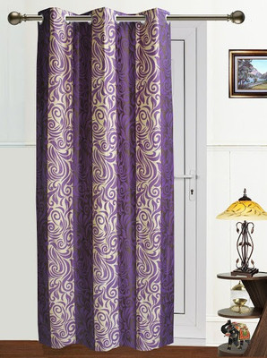 18% OFF on Dekor World 275 cm (9 ft) Polyester Long Door Curtain Single Curtain(Striped, Purple) 18% OFF on Dekor World 275 cm (9 ft) Polyester Long Door Curtain Single Curtain(Striped, Purple)