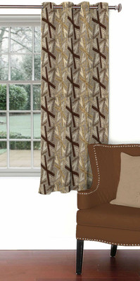 

Skipper 153 cm (5 ft) Blends Window Curtain Single Curtain(Geometric, Multicolor)