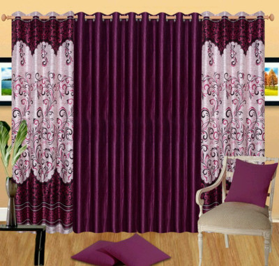

Countingbeds 213 cm (7 ft) Polyester Door Curtain (Pack Of 4)(Printed, Multicolor)