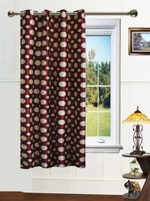 9% OFF on Dekor World 150 cm (5 ft) Polyester Window Curtain Single Curtain(Geometric, Maroon) 9% OFF on Dekor World 150 cm (5 ft) Polyester Window Curtain Single Curtain(Geometric, Maroon)