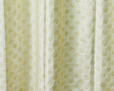 3% OFF on Dekor World 215 cm (7 ft) Polyester Door Curtain (Pack Of 3)(Self Design, White, Maroon)