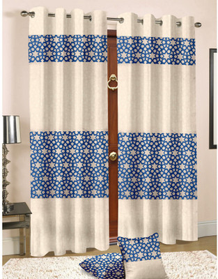 

Cortina 210 cm (7 ft) Jacquard Door Curtain Single Curtain(Abstract, Multicolor)