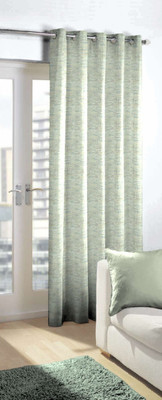 

Skipper 214 cm (7 ft) Blends Door Curtain Single Curtain(Abstract, Green)