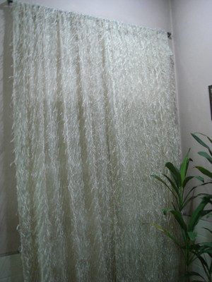 

Little Home 215 cm (7 ft) Polyester Window & Door Curtain (Pack Of 2)(Abstract, BEIGE-07)