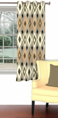 

Skipper 153 cm (5 ft) Blends Window Curtain Single Curtain(Geometric, Multicolor)