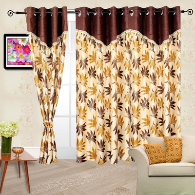 57% OFF on Cortina Polyester Long Door Curtain 270 cm (9 ft) Pack of 2(Solid Brown) 57% OFF on Cortina Polyester Long Door Curtain 270 cm (9 ft) Pack of 2(Solid Brown)