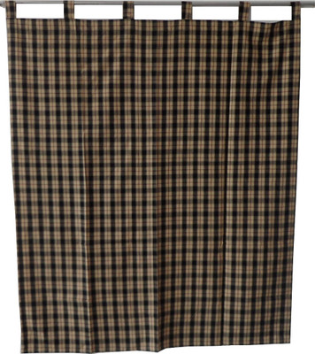 51% OFF on Adt Saral 200 cm (6 ft) Cotton Door Curtain Single Curtain(Geometric, Multicolor)