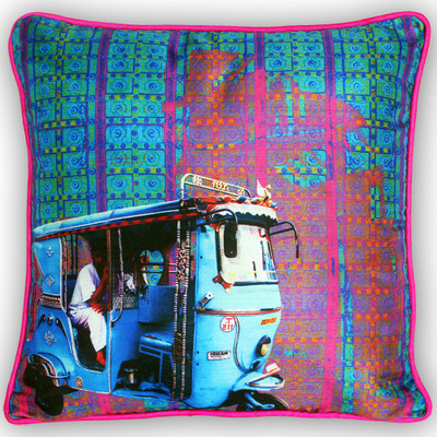 

Fatfatiya Floral Cushions Cover(40 cm*40 cm, Multicolor)