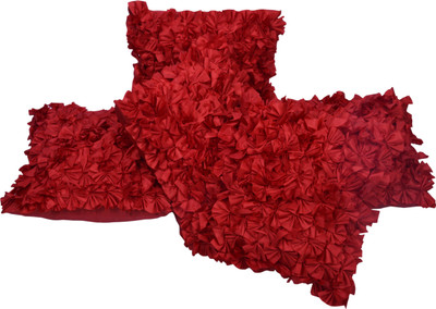 

Shine Villa Floral Cushions Cover(Pack of 5, 40 cm*40 cm, Red)