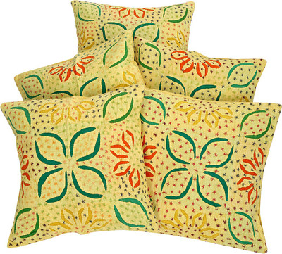 

Rajrang Abstract Cushions Cover(Pack of 5, 40 cm*40 cm, Green)