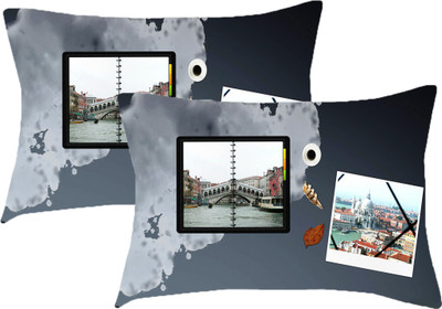 

Sleep Nature's Printed Pillows Cover(Pack of 2, 68.58 cm*45.72 cm, Multicolor)