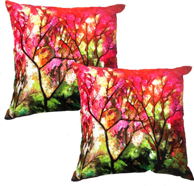 

Homeblendz Abstract Cushions Cover(Pack of 2, 40 cm*40 cm, Multicolor)
