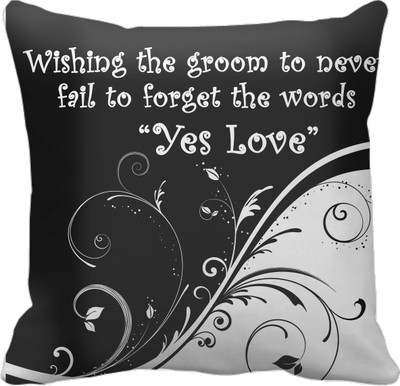 

Tied Ribbons Printed Cushions Cover(30 cm*30 cm, Multicolor)