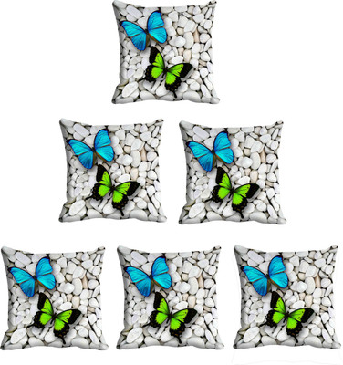 

IndiWeaves Printed Cushions Cover(Pack of 6, 40 cm*40 cm, Multicolor)