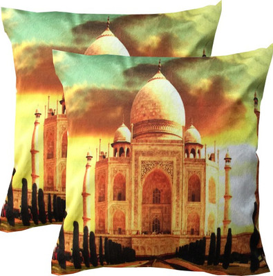 

The Intellect Bazaar Cartoon Cushions Cover(Pack of 2, 40 cm*40 cm, Orange)