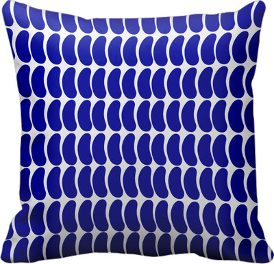 

SajawatHomes Abstract Cushions Cover(30 cm*30 cm, Blue, White)