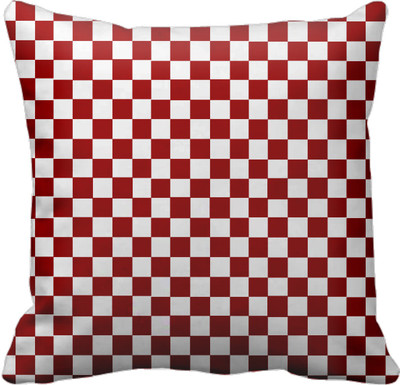 

SajawatHomes Abstract Cushions Cover(30 cm*30 cm, White, Maroon), Maroon;white