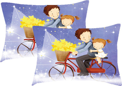 

Sleep Nature's Printed Pillows Cover(Pack of 2, 68.58 cm*45.72 cm, Multicolor)
