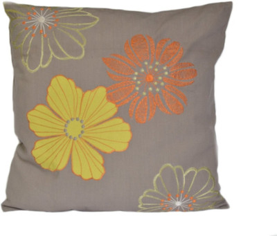 

Nikunj Embroidered Cushions Cover(Pack of 5, 40 cm*40 cm, Brown)
