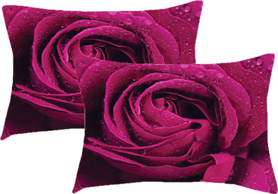 Sleep Nature's Printed Pillows Cover(Pack of 2, 68.58 cm*45.72 cm, Multicolor)