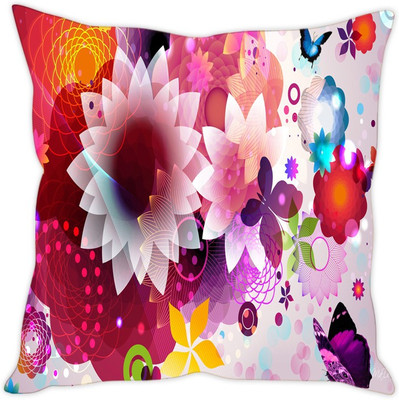 

Sleep Nature's Abstract Cushions Cover(Pack of 5, 40.64 cm*40.64 cm, Multicolor)