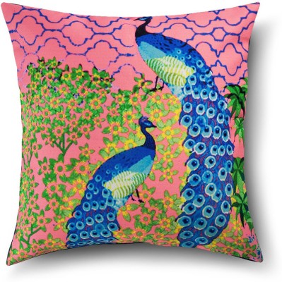 SEJ BY NISHA GUPTA Abstract Cushions Cover(Pack of 3, 40.64 cm*40.64 cm, Multicolor)