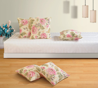 

Swayam Abstract Cushions Cover(Pack of 5, 60 cm*60 cm, Multicolor)