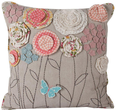 

Sanaa Floral Cushions Cover(50 cm*50 cm, Multicolor)