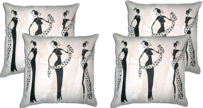 

ChicAntique Printed Cushions Cover(Pack of 4, 40 cm*40 cm, Multicolor)
