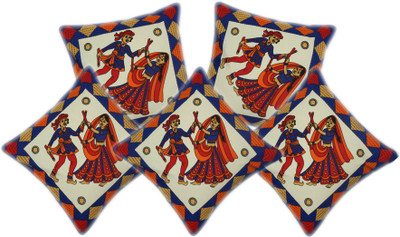 

Metro Living Abstract Cushions Cover(Pack of 5, 40 cm*40 cm, Multicolor)