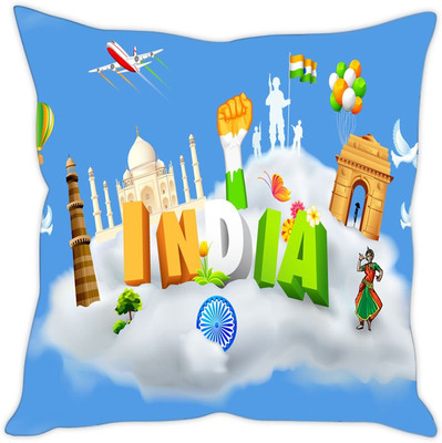 

Sleep Nature's Abstract Cushions Cover(30.63 cm*30.63 cm, Multicolor)