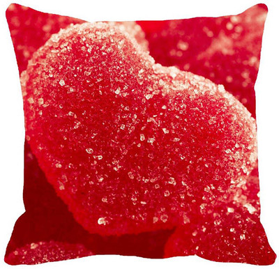 64% OFF on meSleep Printed Cushions Cover(40.64 cm*40.64 cm, Red)