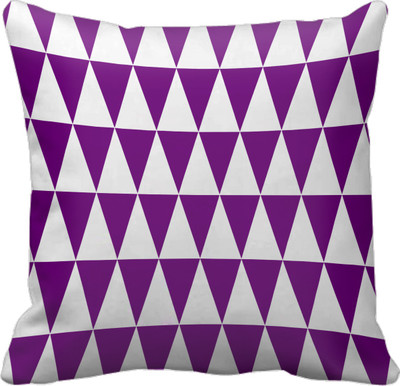 

SajawatHomes Abstract Cushions Cover(30 cm*30 cm, White, Purple), Purple;white