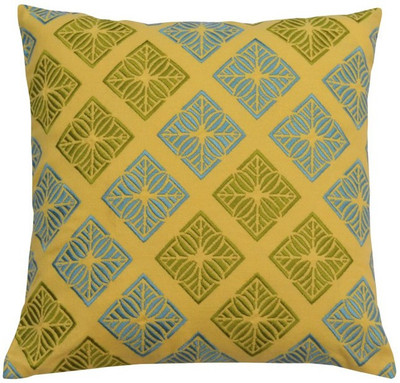 

YAMINI Embroidered Cushions Cover(30 cm*30 cm, Yellow)