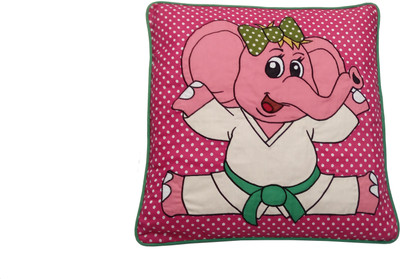 

Hugs N Rugs Embroidered Cushions Cover(40 cm*40 cm, Multicolor)