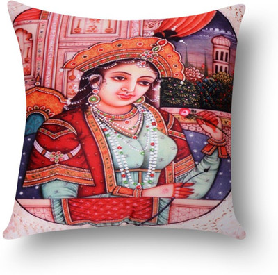 

First Row Abstract Cushions Cover(40 cm, Multicolor)