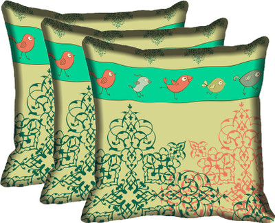 

IndiWeaves Printed Cushions Cover(Pack of 3, 30 cm*30 cm, Multicolor)