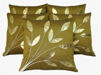 

Shine Villa Floral Cushions Cover(Pack of 5, 30 cm*30 cm, Green)