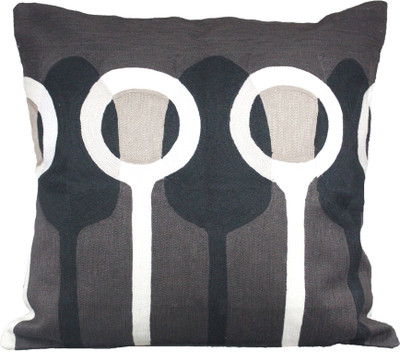 

Rhome Embroidered Cushions Cover(45 cm*45 cm, Brown)