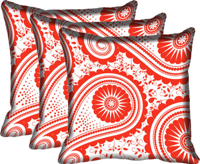 

IndiWeaves Printed Cushions Cover(Pack of 3, 30 cm*30 cm, Multicolor)