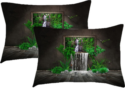 

Sleep Nature's Printed Pillows Cover(Pack of 2, 68.58 cm*45.72 cm, Multicolor)