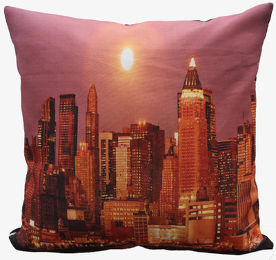 

Adishma Printed Cushions Cover(40 cm*40 cm, Brown)