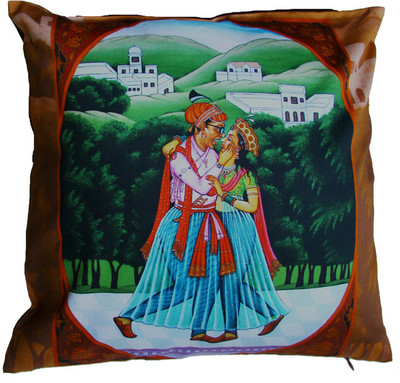 

Indian Colours Printed Cushions Cover(40 cm*40 cm, Multicolor)